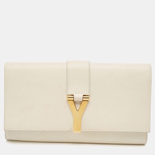 Saint Laurent Leather Y-Ligne Clutch - Saint Laurent Paris - Modalova