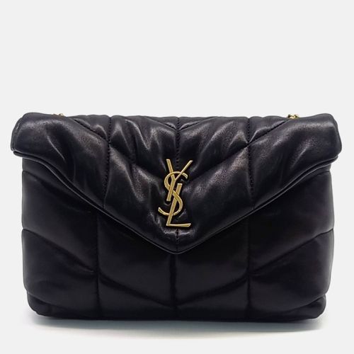 Leather Lulu Puffer Crossbody Bag - Saint Laurent Paris - Modalova