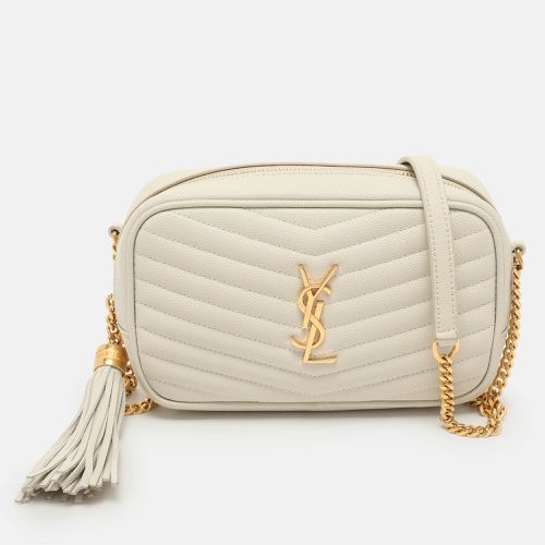 Saint Laurent Matelassé Leather Mini Lou Shoulder Bag - Saint Laurent Paris - Modalova