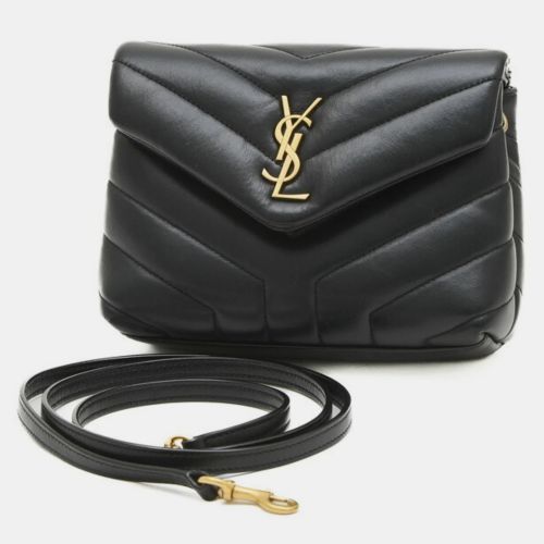 Saint Laurent Leather Lulu Toy Shoulder Bag - Saint Laurent Paris - Modalova