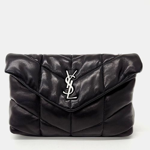 Leather Lulu Puffer Crossbody Bag - Saint Laurent Paris - Modalova