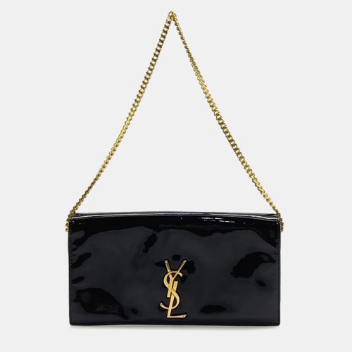 Saint Laurent Patent Leather Monogram Chain Shoulder Bag - Saint Laurent Paris - Modalova