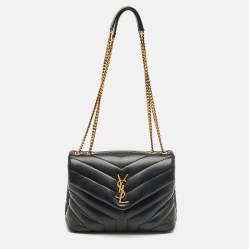 Saint Laurent Matelassé Leather Small Loulou Shoulder Bag - Saint Laurent Paris - Modalova