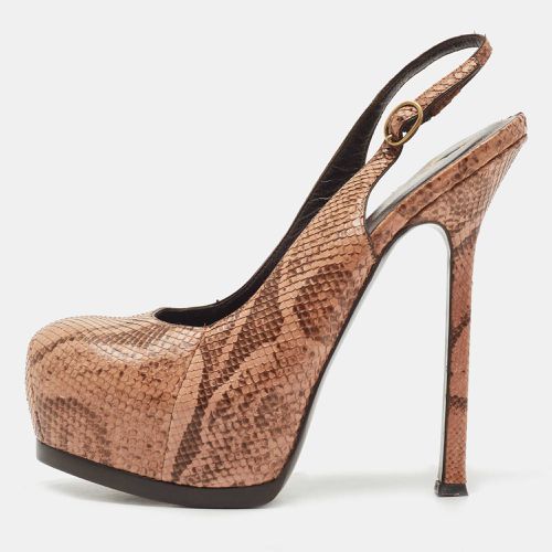 Saint Laurent Snakeskin Leather Tribtoo Pumps Size 35 - Saint Laurent Paris - Modalova