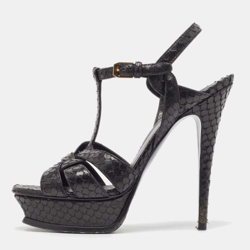 Saint Laurent Python Tribute Sandals Size 40 - Saint Laurent Paris - Modalova