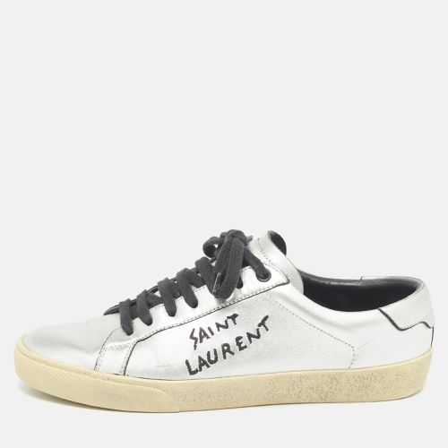 Saint Laurent Leather Court Classic Sneakers Size 39.5 - Saint Laurent Paris - Modalova