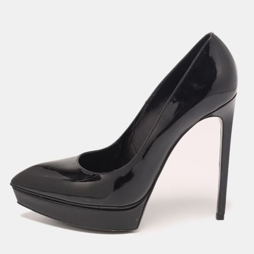 Saint Laurent Patent Leather Platform Pumps Size 39.5 - Saint Laurent Paris - Modalova