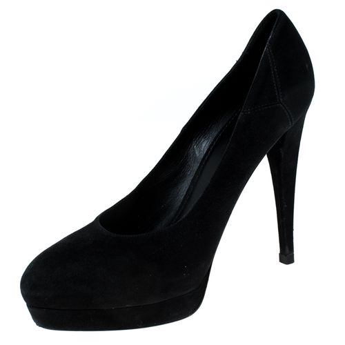 Suede Platform Pumps 40 - Saint Laurent Paris - Modalova