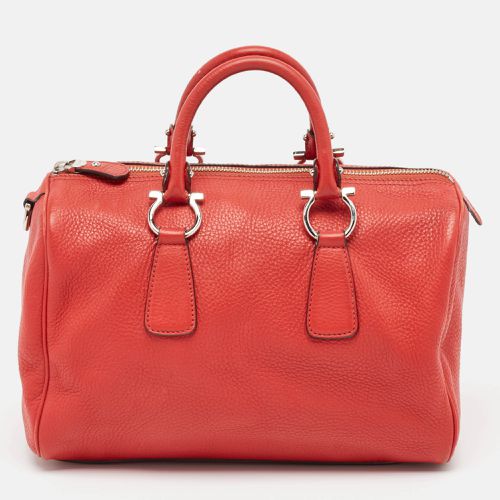 Leather Isabel Boston Bag - Salvatore Ferragamo - Modalova