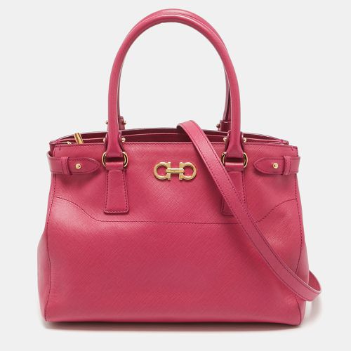 Fuchsia Leather Beky Tote - Salvatore Ferragamo - Modalova