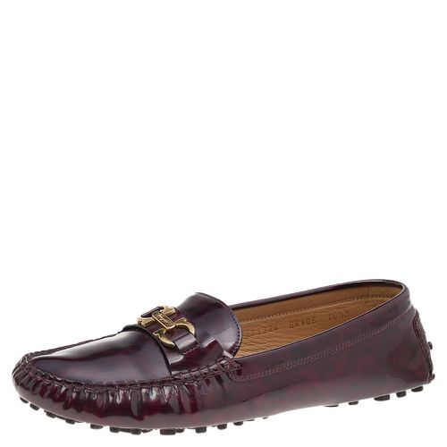 Two Tone Patent Leather Gancini Bit Slip On Loafers Size 41 - Salvatore Ferragamo - Modalova