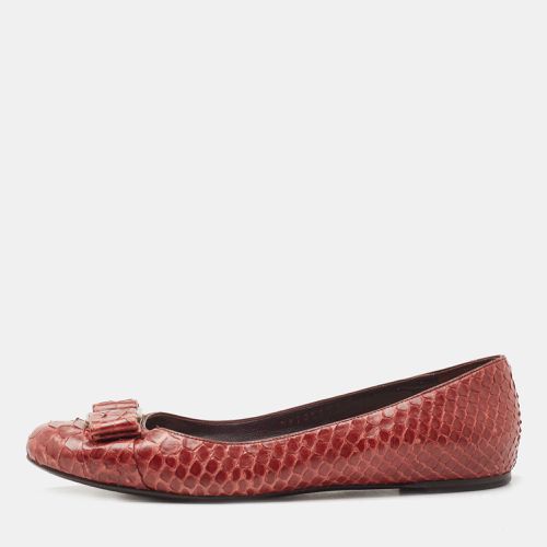 Python Varina Ballet Flats Size 37 - Salvatore Ferragamo - Modalova