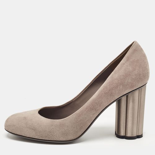 Suede Lucca Pumps Size 37 - Salvatore Ferragamo - Modalova