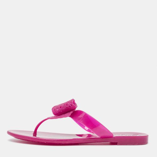 Rubber Bali Thong Sandals Size 35.5 - Salvatore Ferragamo - Modalova