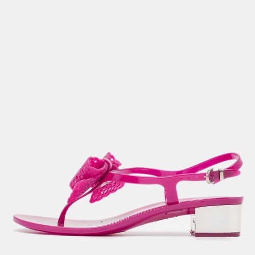 Rubber Perala Thong Sandals Size 36.5 - Salvatore Ferragamo - Modalova