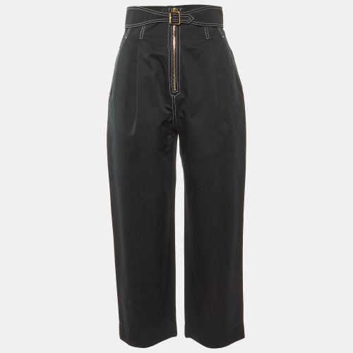 Cotton Gatiene Tapered Trousers S - Sandro - Modalova