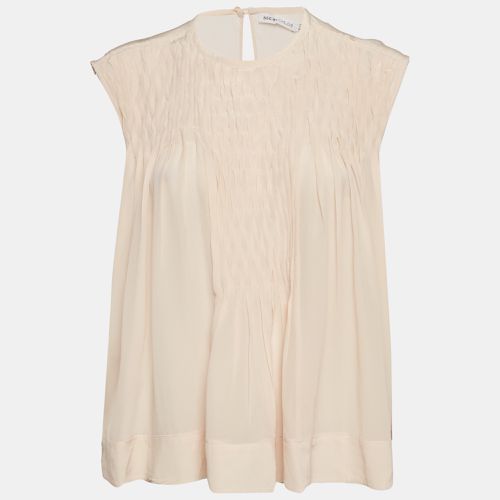 See by Chloé Silk Smocked Detail Sleeveless Top L - See by Chloe - Modalova