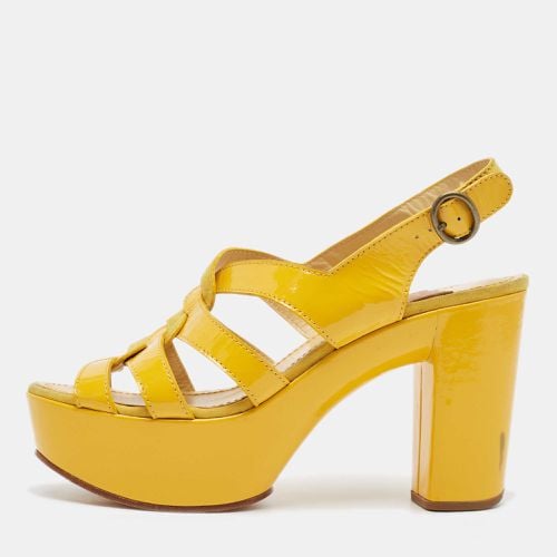 Patent Leather and Suede Ankle Strap Sandals Size 40 - See by Chloe - Modalova