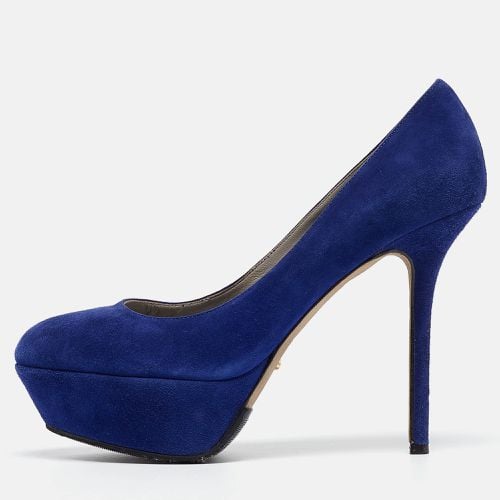 Suede Platform Pumps Size 38 - Sergio Rossi - Modalova