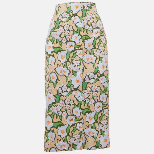 Floral Print Cotton Ocarina Pencil Skirt M - Sportmax - Modalova