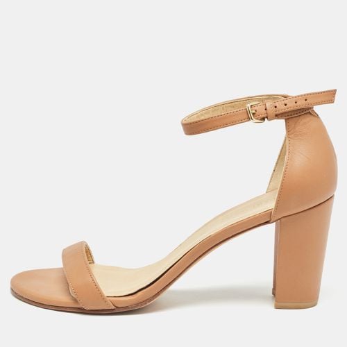 Leather Bambina Block Heel Ankle Strap Sandals Size 41 - Stuart Weitzman - Modalova