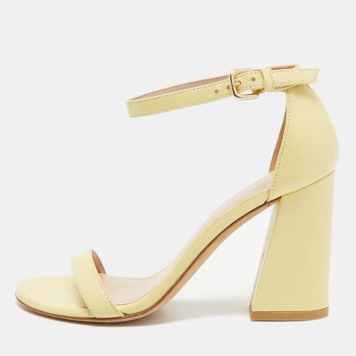 Light Leather Ankle Strap Sandals Size 36 - Stuart Weitzman - Modalova