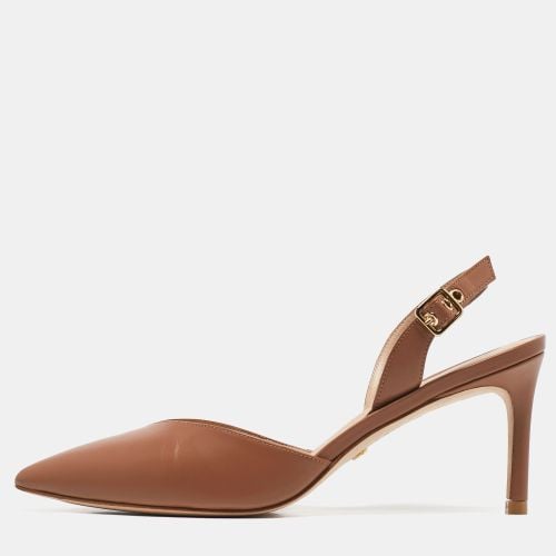 Leather Ryder Slingback Pumps Size 38 - Stuart Weitzman - Modalova