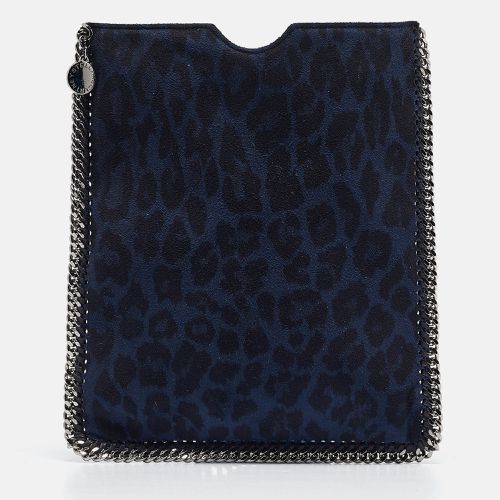 Blue Leopard Print Faux Suede Falabella iPad Case - Stella McCartney - Modalova