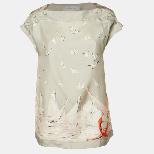 Printed Silk Top S - Stella McCartney - Modalova