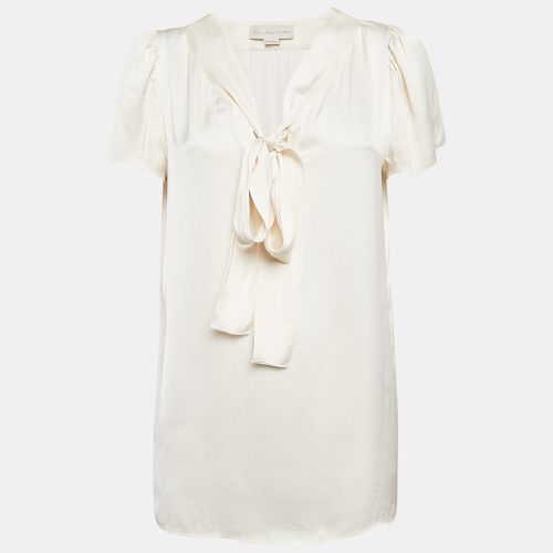 Satin Tie-Up Neck Blouse M - Stella McCartney - Modalova