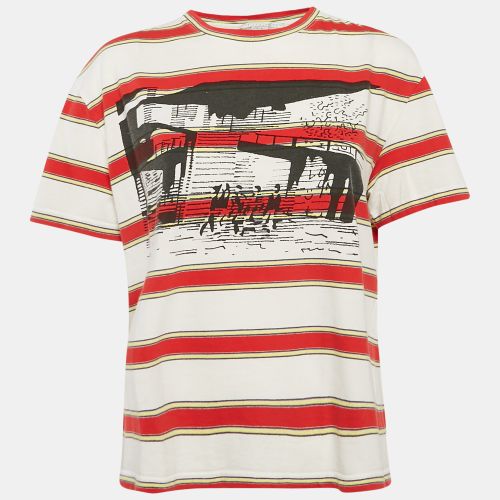 Striped Print Crew Neck T-Shirt M - Stella McCartney - Modalova