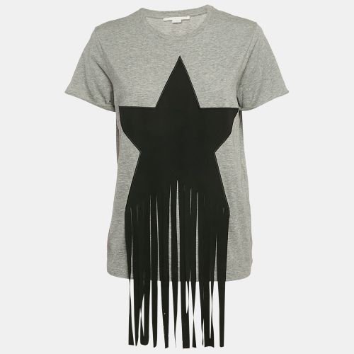 Star Fringed Jersey T-Shirt S - Stella McCartney - Modalova