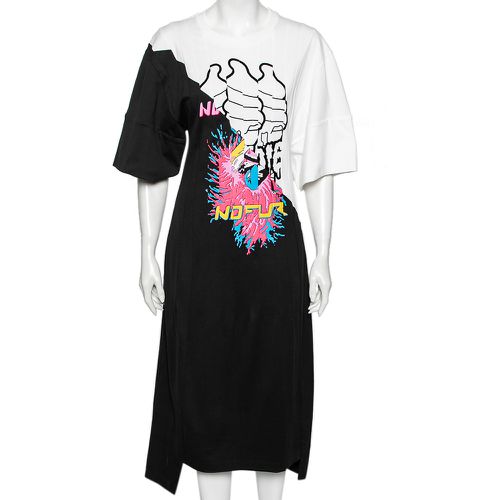 Monochrome Cotton Printed Sweatshirt Dress M - Stella McCartney - Modalova