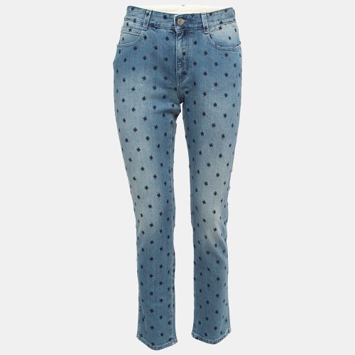 Star Embroidered Denim Skinny Jeans M Waist 27" - Stella McCartney - Modalova