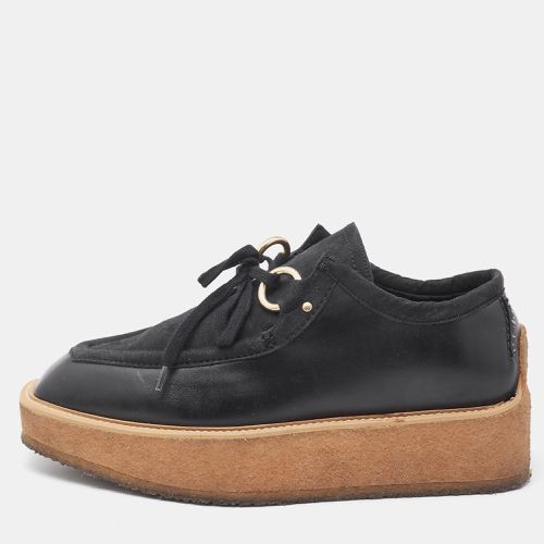 Suede And Faux Leather Lace Up Sneakers Size 36.5 - Stella McCartney - Modalova