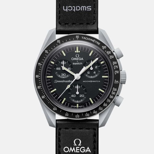 Omega X Grey Velcro Moon Mission To The Moon Wristwatch 42 mm - Swatch - Modalova