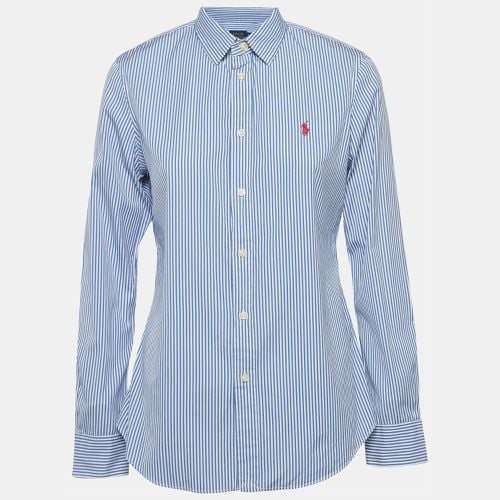 Pinstripe Cotton Custom Fit Shirt L - Polo Ralph Lauren - Modalova