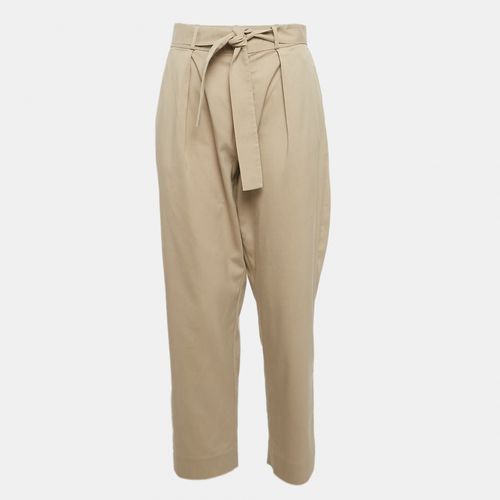 Khaki Lyocell Belted Trousers M - Polo Ralph Lauren - Modalova