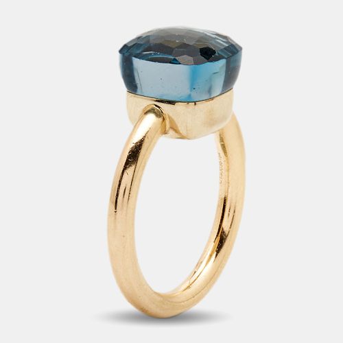 Nudo Petit Topaz 18k Yellow Gold Ring Size 52 - Pomellato - Modalova