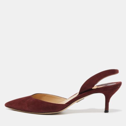 Suede Rhea Slingback Pumps Size 37.5 - Paul Andrew - Modalova