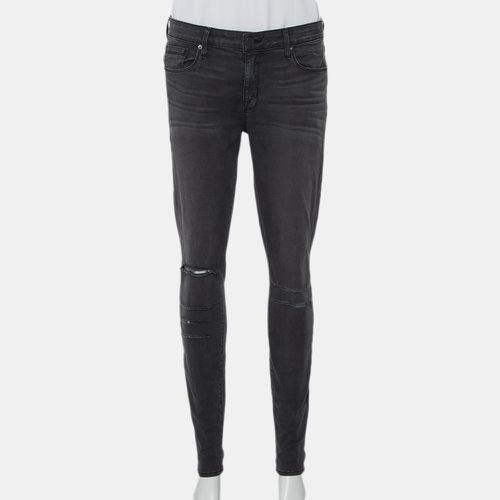 Dark Denim Distressed Skinny Jeans M - Parker Smith - Modalova