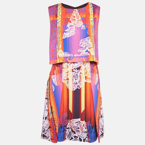 Orchid Beam Stretch Silk Mini Dress M - Peter Pilotto - Modalova