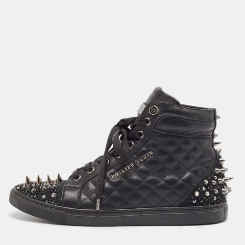 Leather High Top Sneakers Size 37.5 - Philipp Plein - Modalova