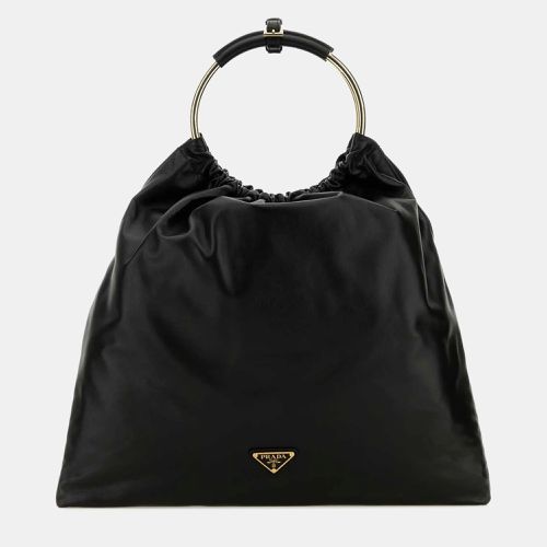 Prada Nero Black Leather Bucket Bag - Prada - Modalova