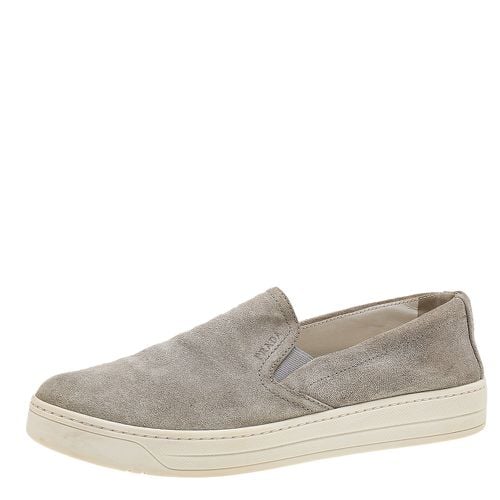 Suede Slip On Sneakers Size 37 - Prada Sport - Modalova