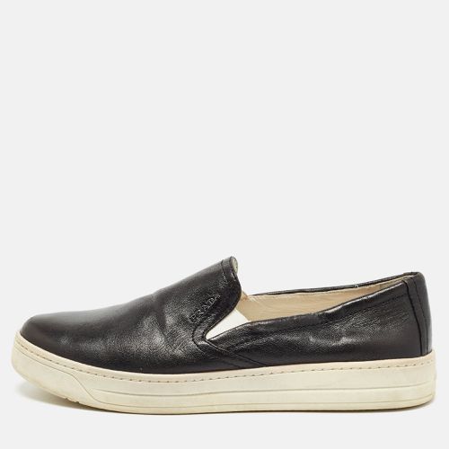 Leather Slip On Sneakers Size 37 - Prada Sport - Modalova