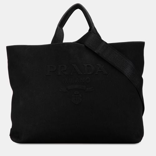 Prada Canapa Drill Tote - Prada - Modalova