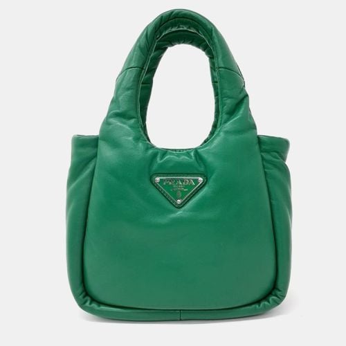 Padded Soft Nappa Small Tote Bag - Prada - Modalova