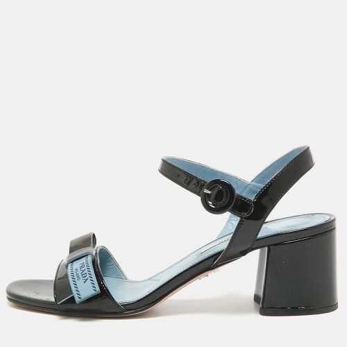 Patent Leather Ankle Strap Sandals Size 37 - Prada - Modalova