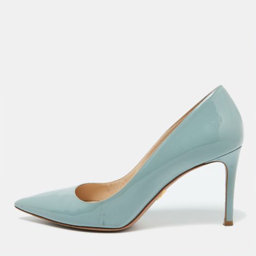 Pastel Patent Leather Pointed Toe Pumps Size 38.5 - Prada - Modalova